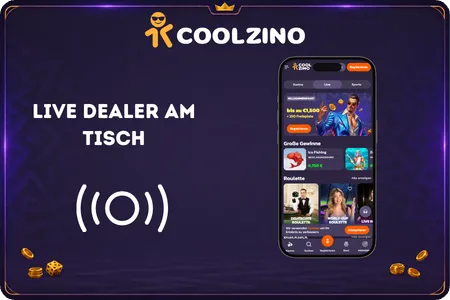 Coolzino live casino and classic table games